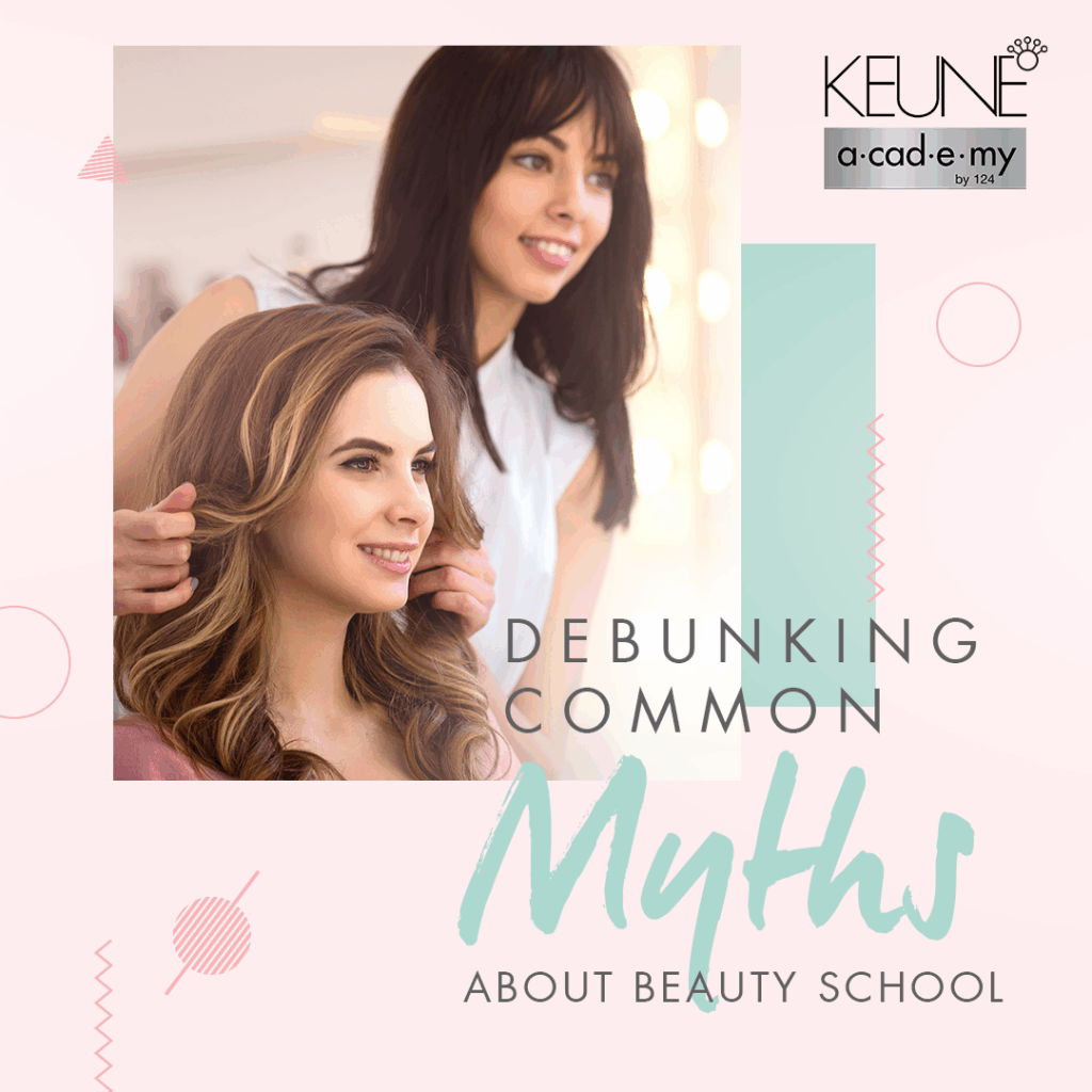 beauty school student